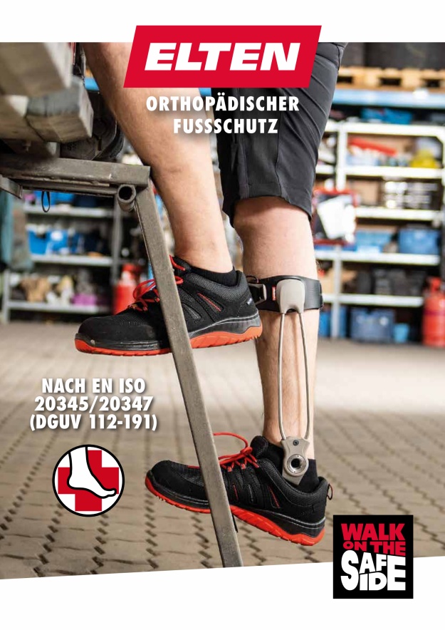 Link zum Flyer Orthopädischer Fußschutz