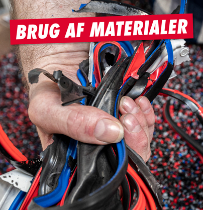 Brug af materialer