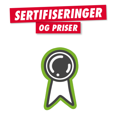 image SERTIFISERINGER OG PRISER