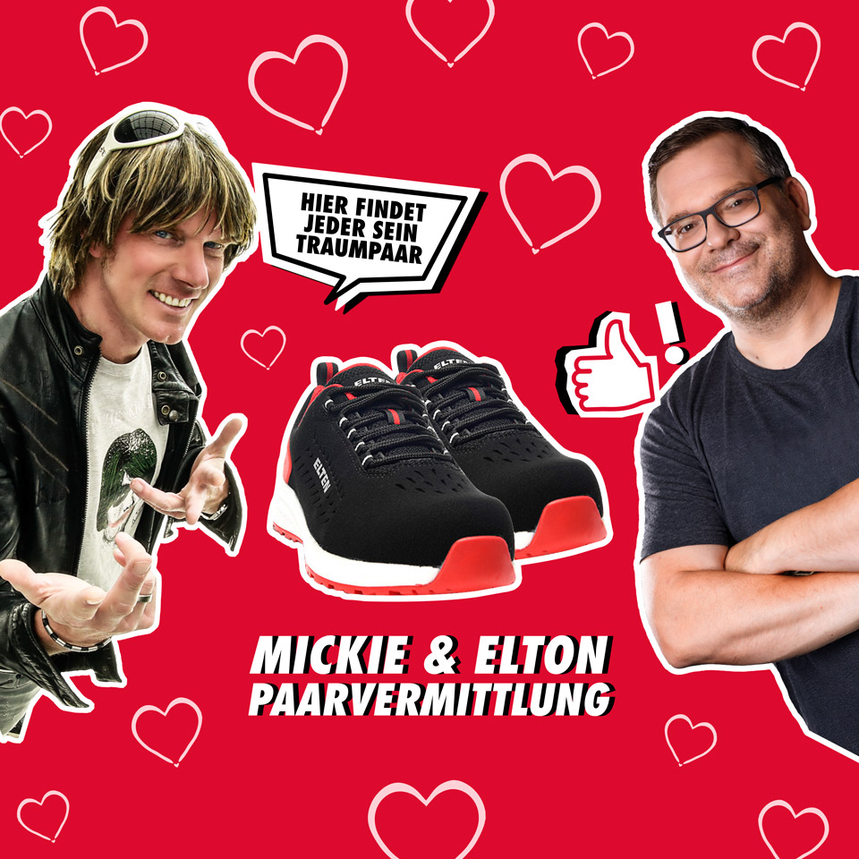 Mickie Krause und Elton bei ELTEN