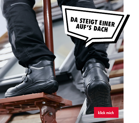 DA STEIGT EINER AUF’S DACH