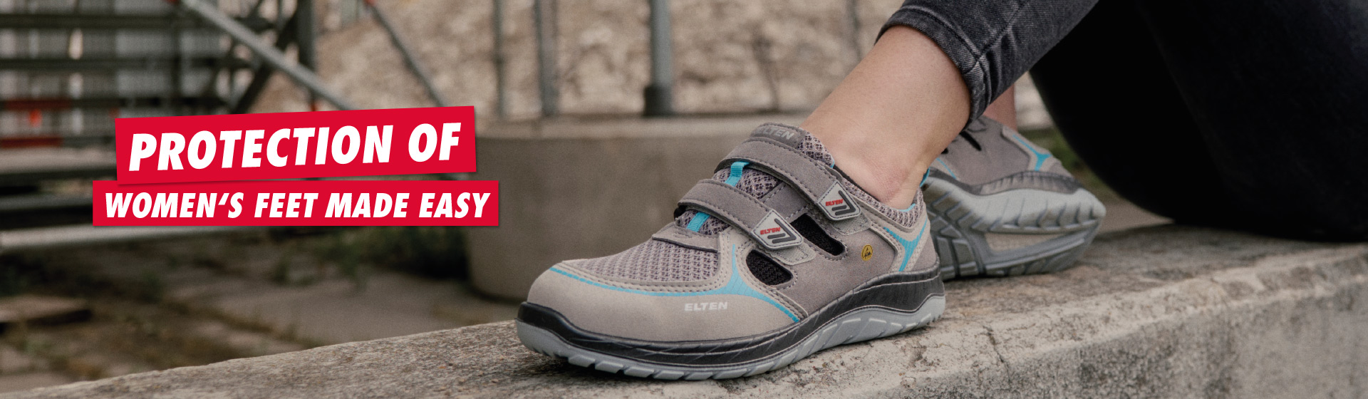 ELTEN MELLI grey Easy ESD S1P 741341