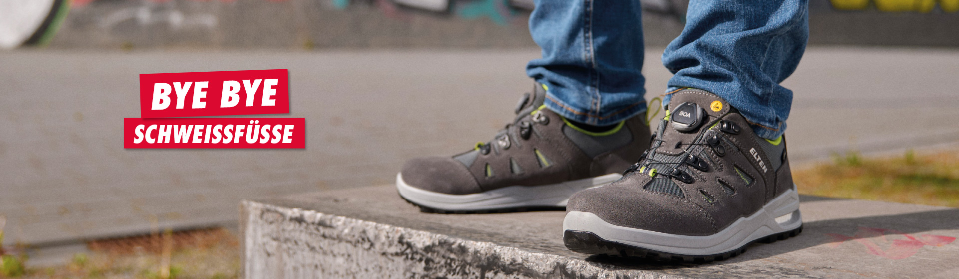 972680 - RILEY XXF BOA® GTX grey-lime Low ESD O2 WR CI - Leichte Sommerschuhe