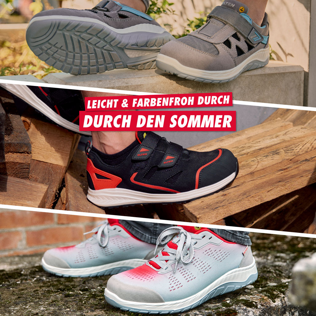 Farbenfrohe Schuhe für den Sommer