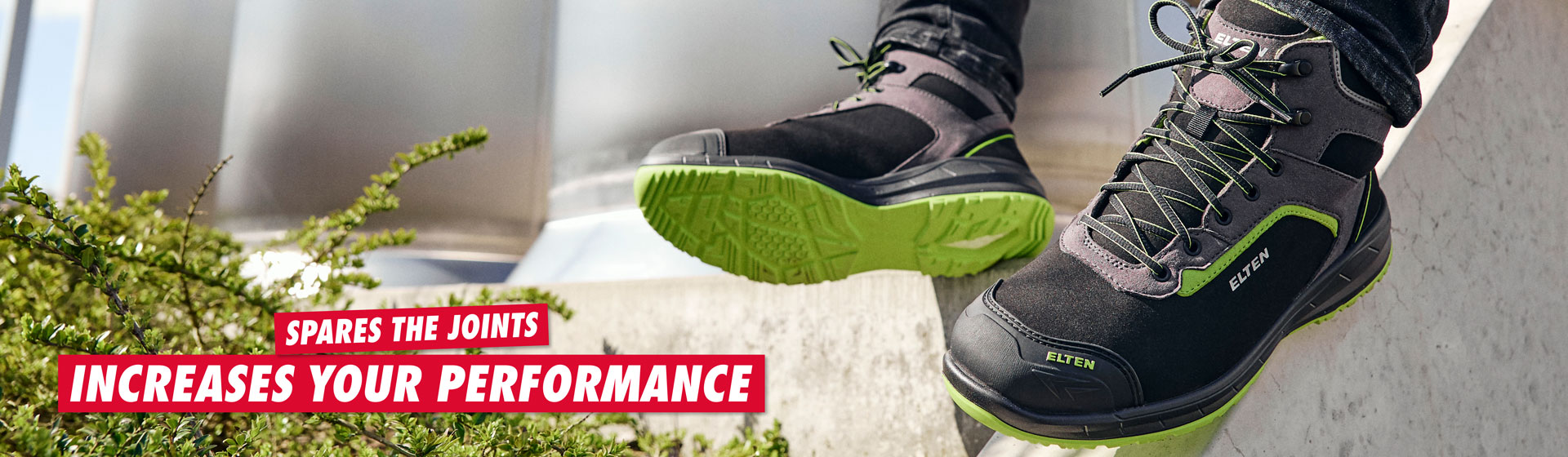 ELTEN LOAN XXSports Pro black-lime Mid ESD S3 768151