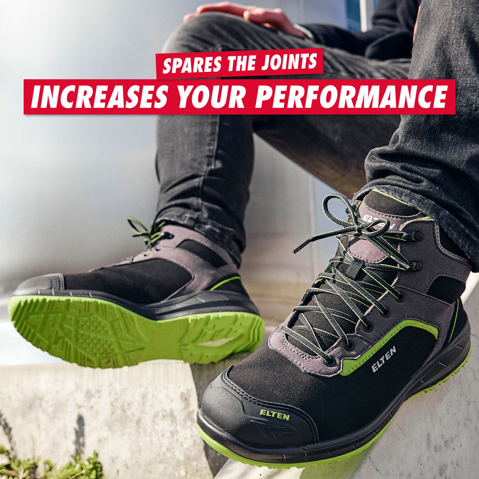 ELTEN LOAN XXSports Pro black-lime Mid ESD S3 768151