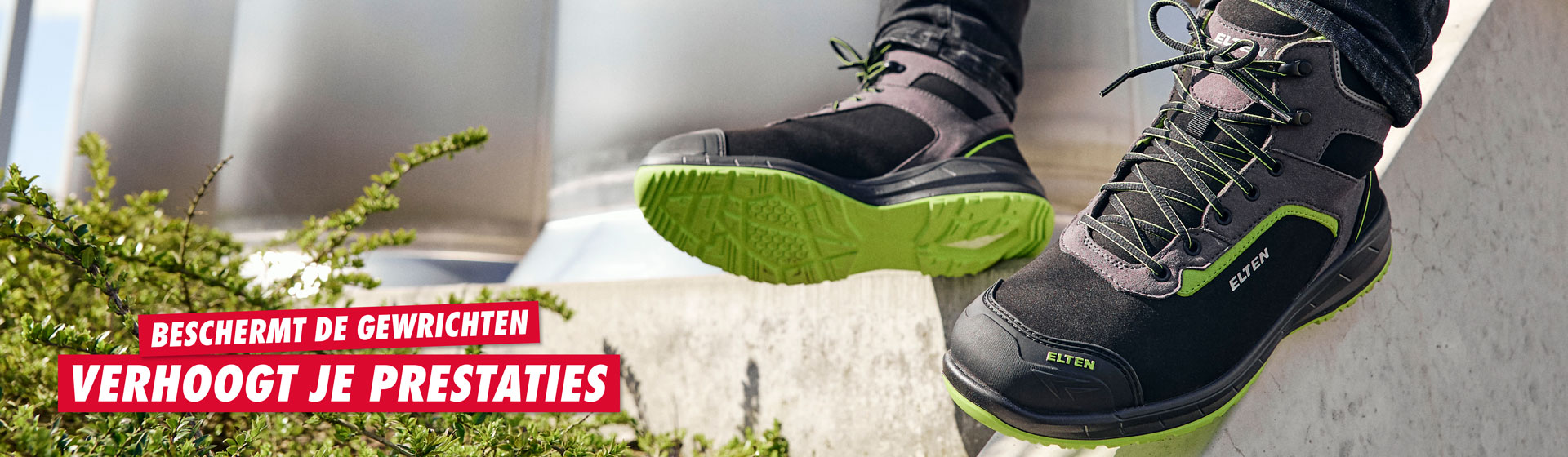 ELTEN LOAN XXSports Pro black-lime Mid ESD S3 768151