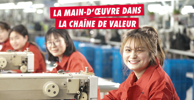 La main-d'œuvre dans la chaîne de valeur