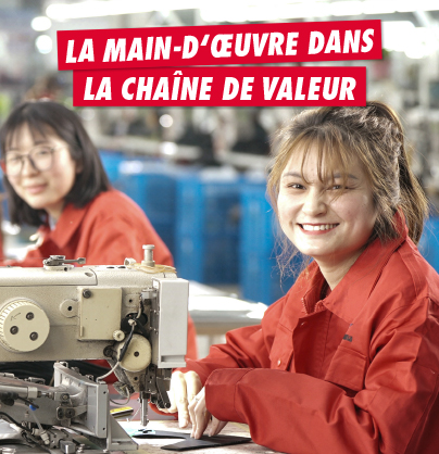 La main-d'œuvre dans la chaîne de valeur
