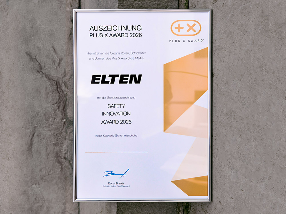 PlusXAward_Urkunde Die Urkunde des Plus X Safety Innovation Awards