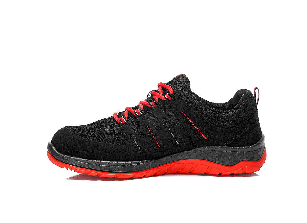 ELTEN Scarpe Antinfortunistiche Maddox W Black-Red Low ESD S3 - Leggere E Sportive Con Puntale In Acciaio (Taglia Unica Uomo/Donna)