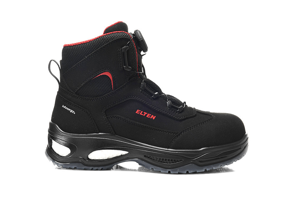 Scarpe Antinfortunistiche ELTEN Owen BOA Black Low ESD S2 – Taglia 43 – Leggere E Sicure